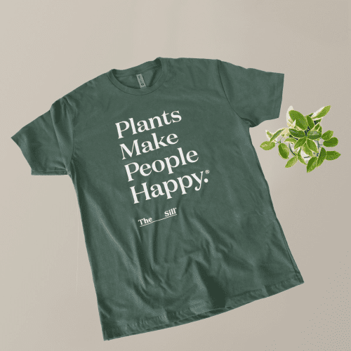 TheSill Plants Make People Happy T Shirt Green Variant 1