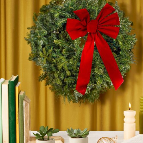 The Sill holiday wreath with bow Variant 4