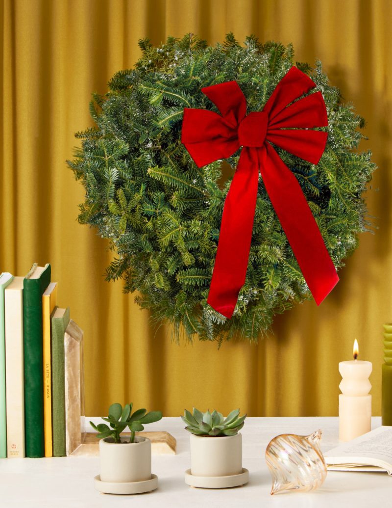 The Sill holiday wreath with bow Variant 4