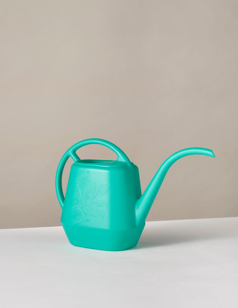 the sill watering can green plastic